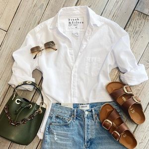 White button down, dry cleaned and only worn a few times